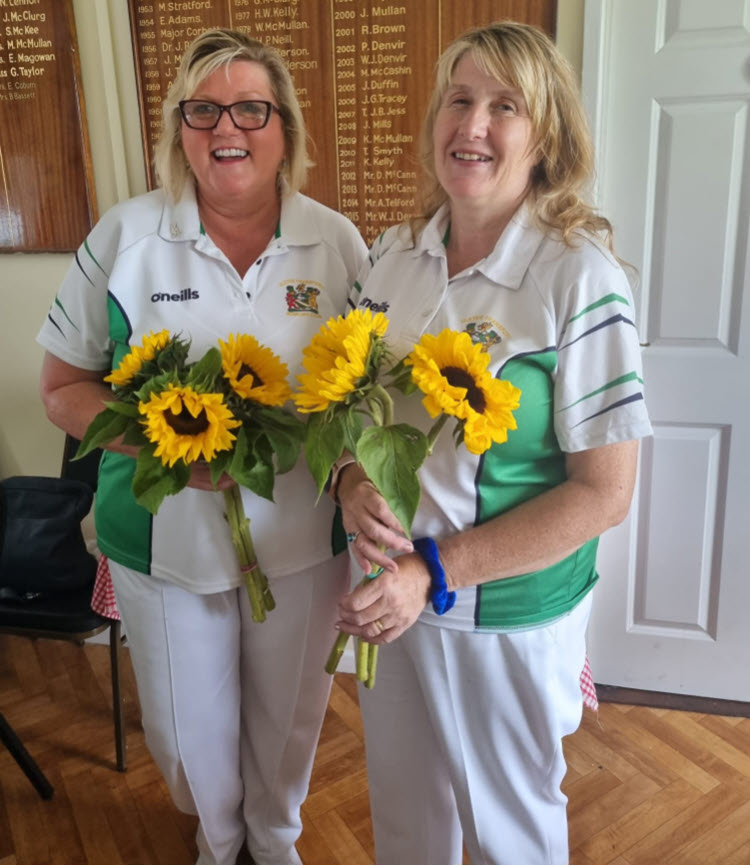 NIWPGL Junior Pairs Champions 2023   Alison Thornbury and Lynda Simpson